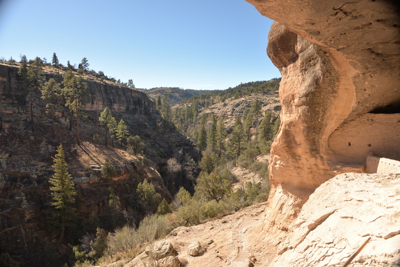 front view cliff dwelling gila national forest 18dec18s