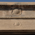 sun disk bullet pockmarks defacement temple of edfu 8445 7nov23