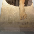 hieroglyphs and foot of ranefer high priest of ptah cairo museum 7498 1nov23