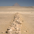 21 red pyramid from bent pyramid along roman wall dahshur saqqara 7568 2nov23zac