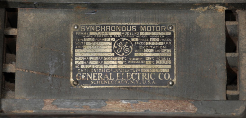 ge motor label house on the rock 5631 10jul23