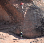 cliff climbing snow canyon 31dec15
